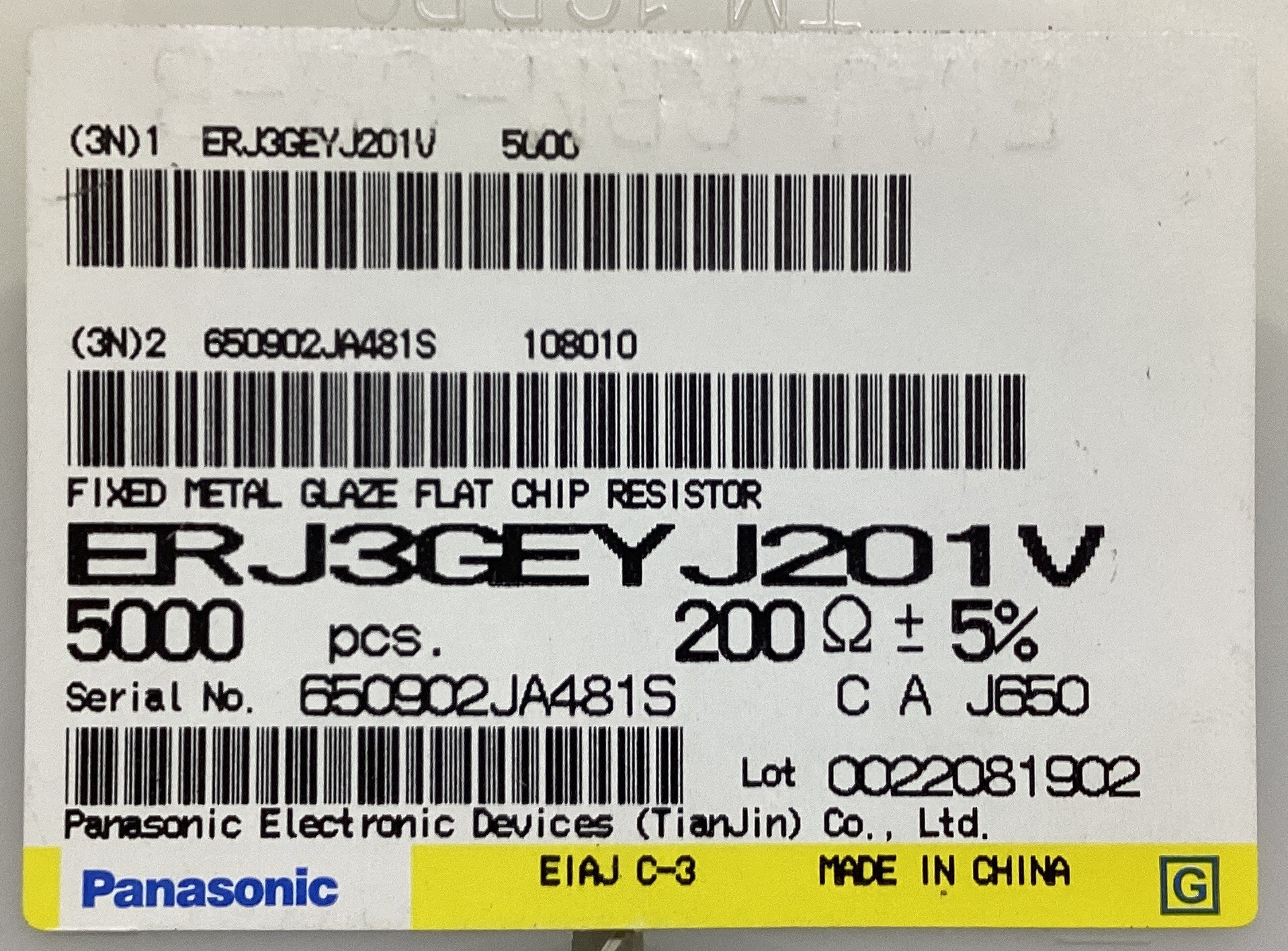 ERJ3GEYJ201V