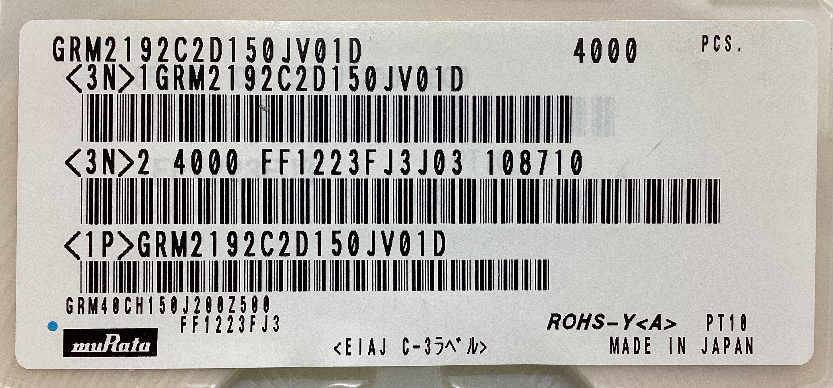 GRM2192C2D150JV01D