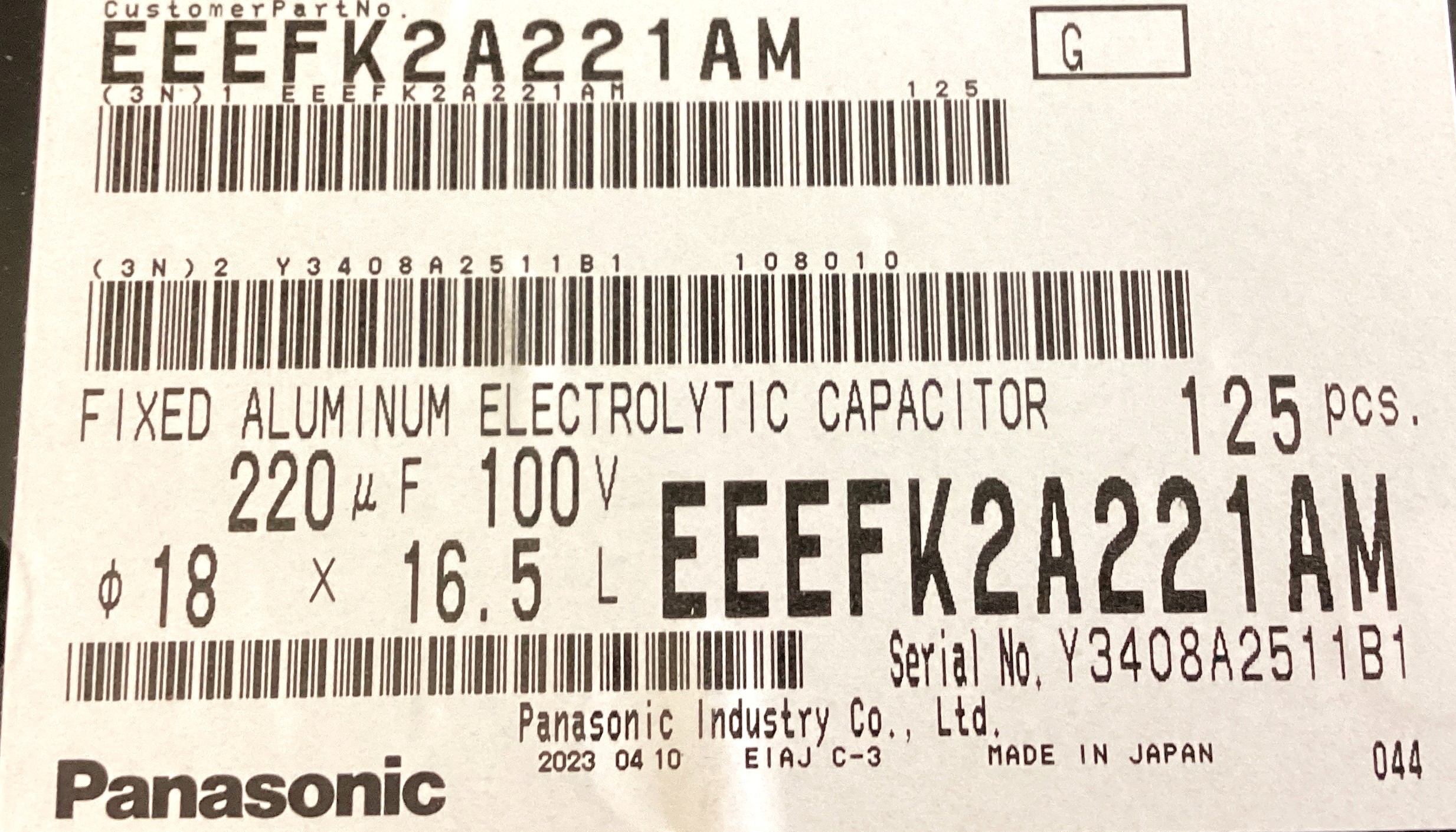 EEEFK2A221AM