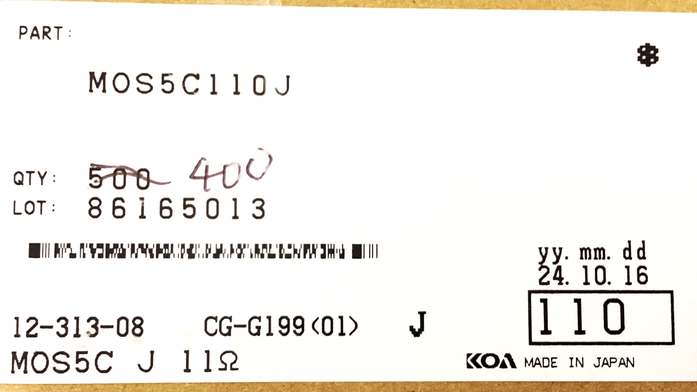 MOS5C110J