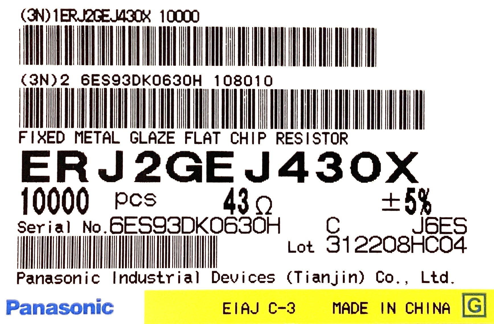 ERJ2GEJ430X