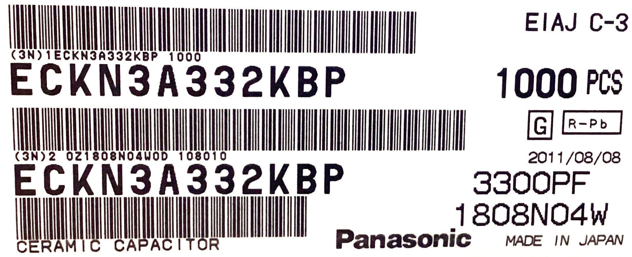 ECKN3A332KBP