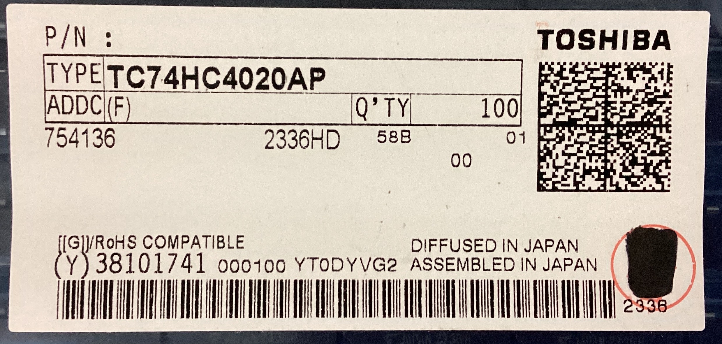 TC74HC4020AP(F)