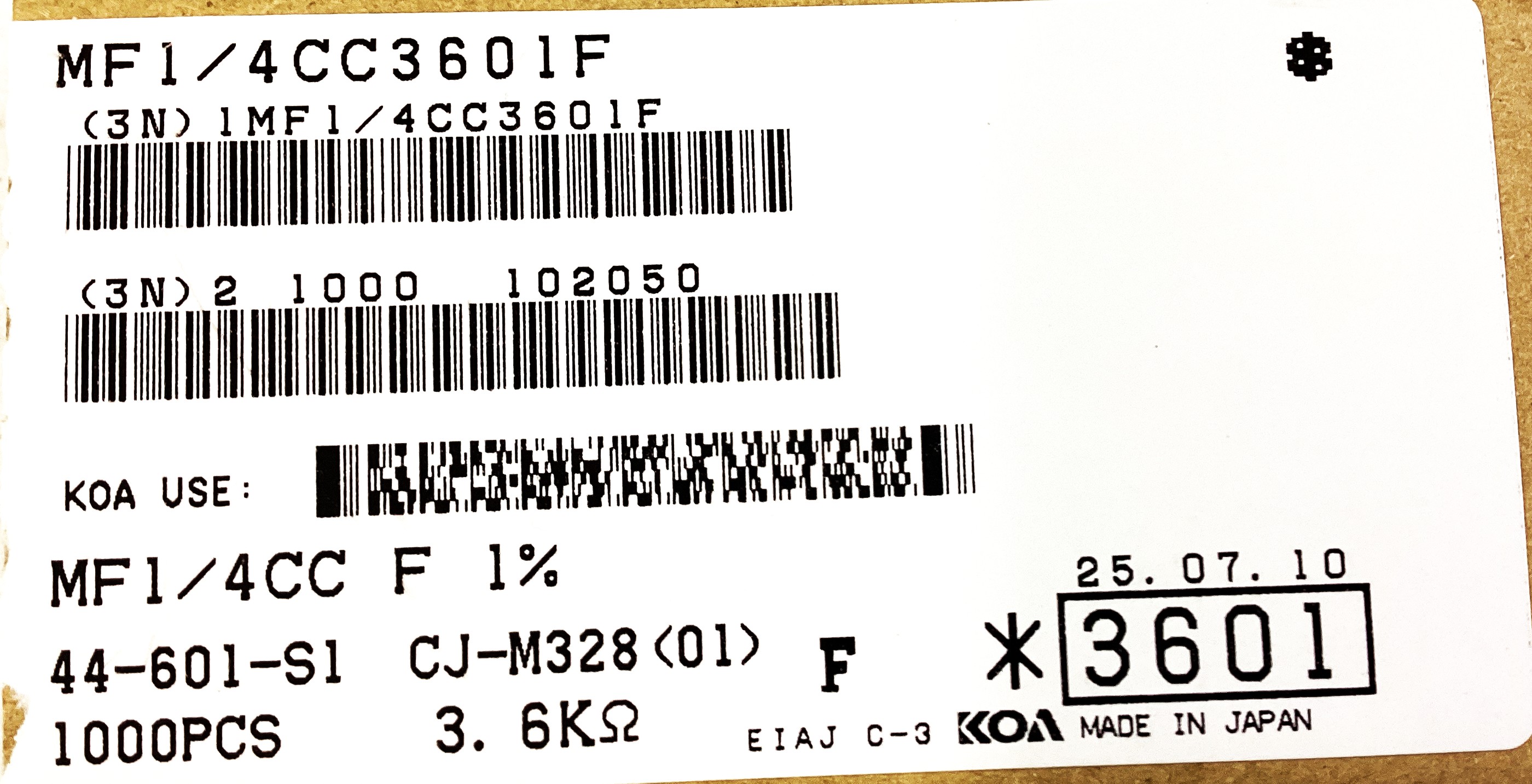 MF1/4CC3601F
