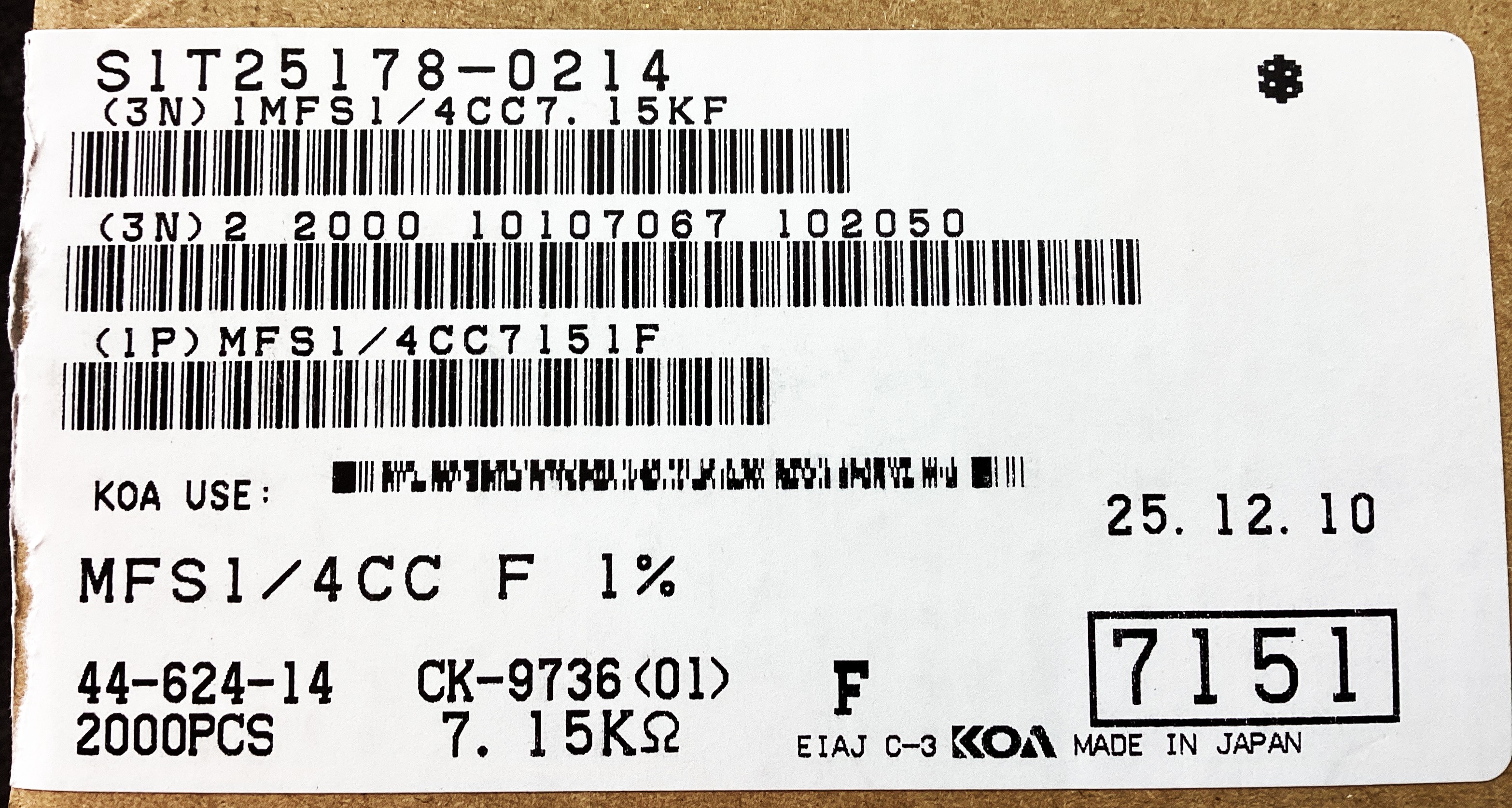 MFS1/4CC7151F