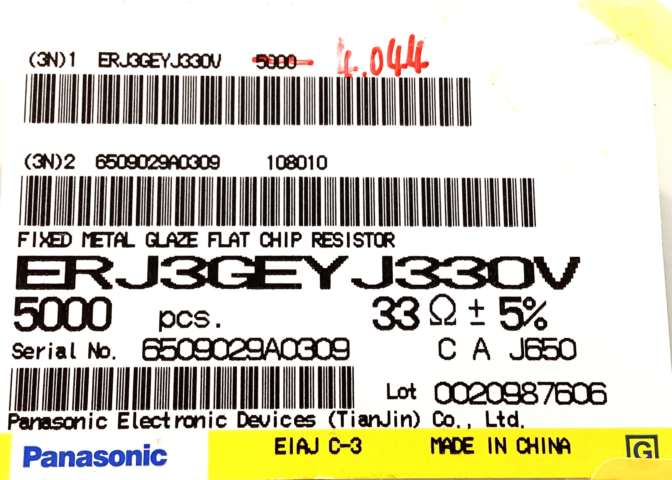 ERJ3GEYJ330V