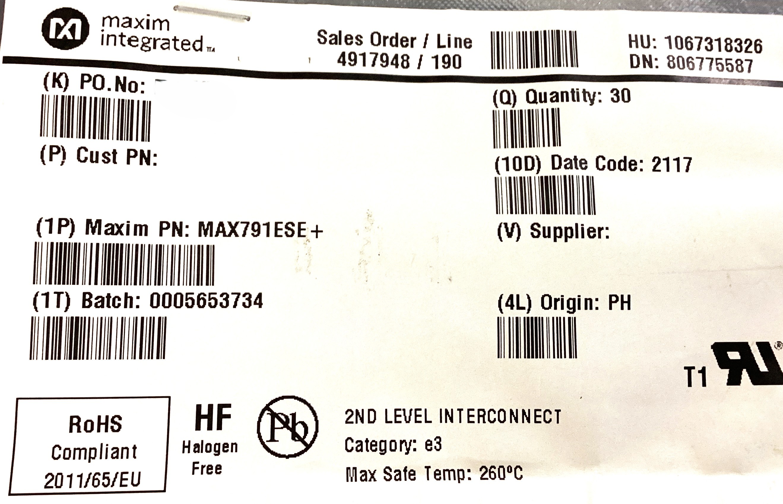 MAX791ESE