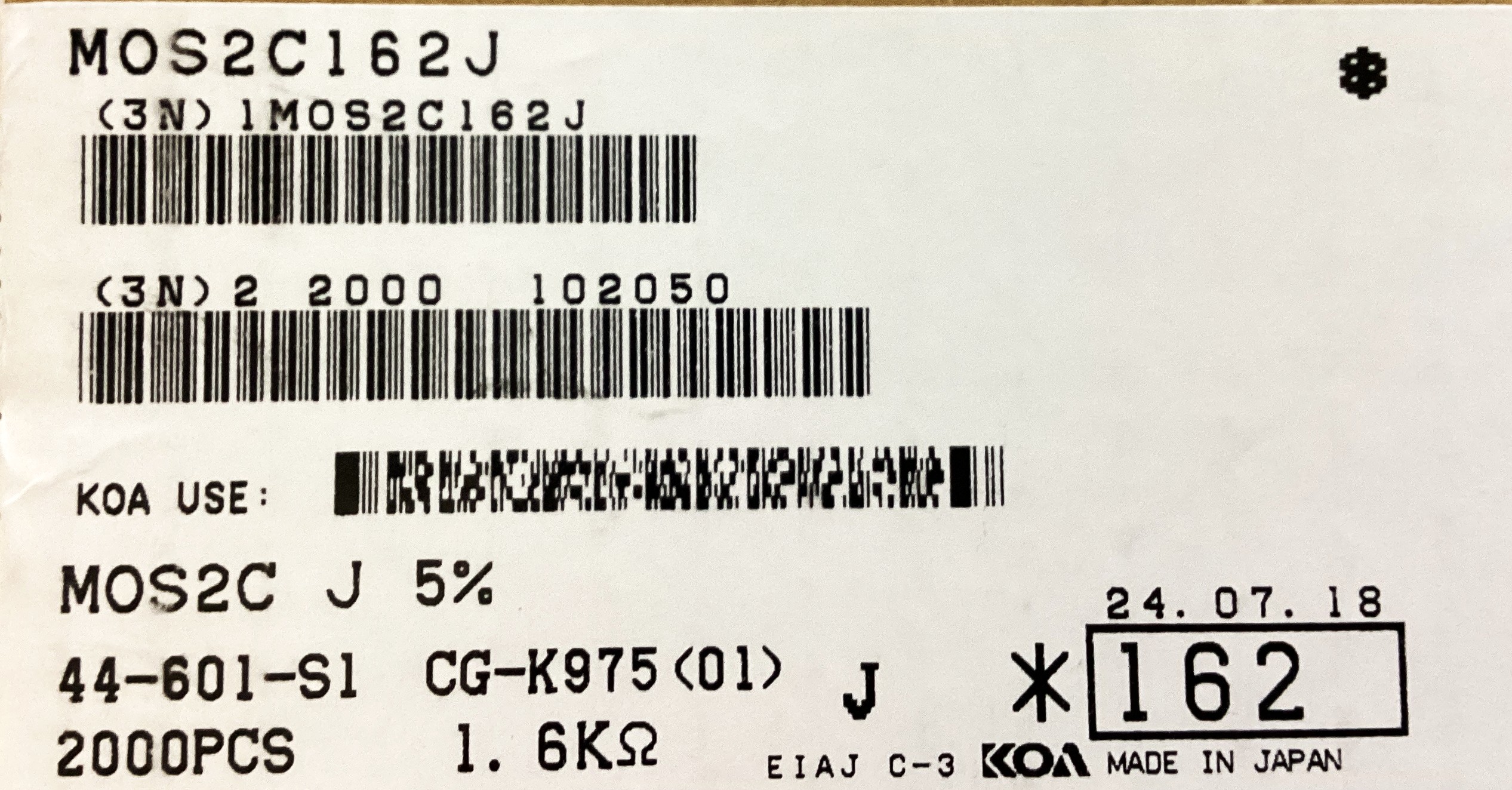 MOS2C162J