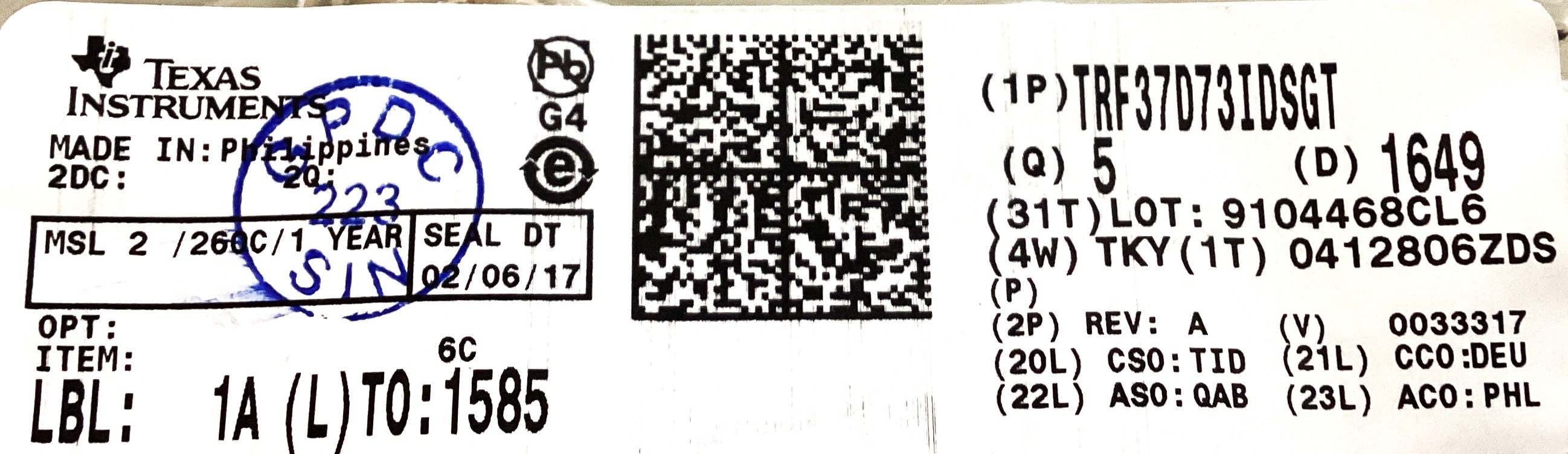 TRF37D73IDSGT