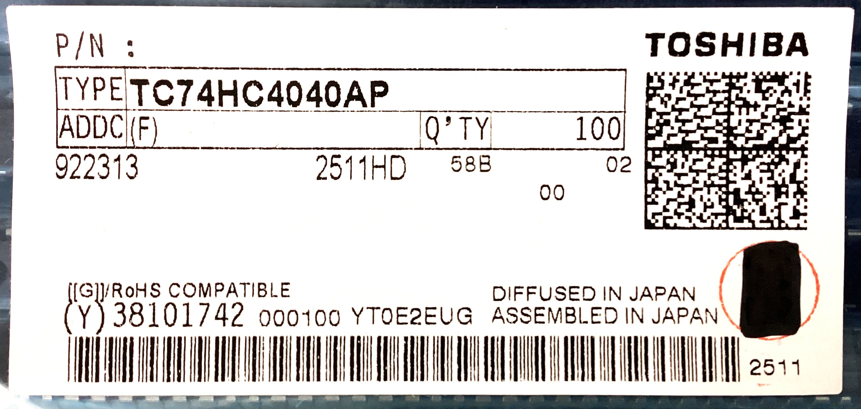 TC74HC4040AP(F)
