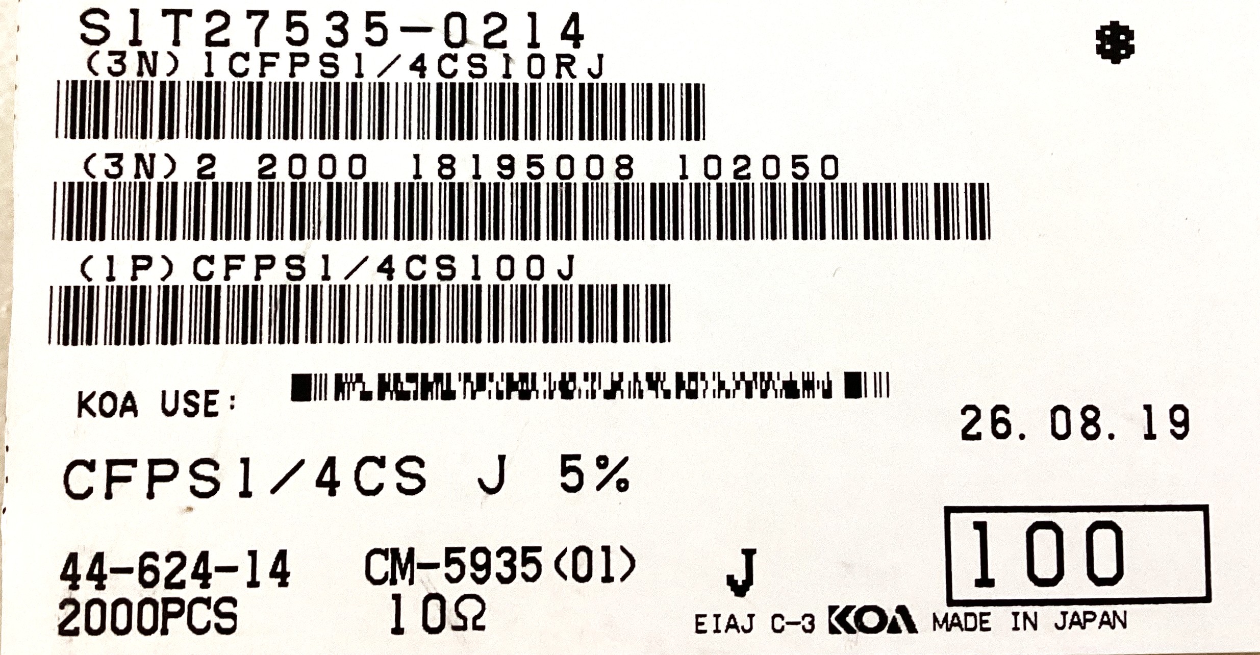 CFPS1/4CS100J