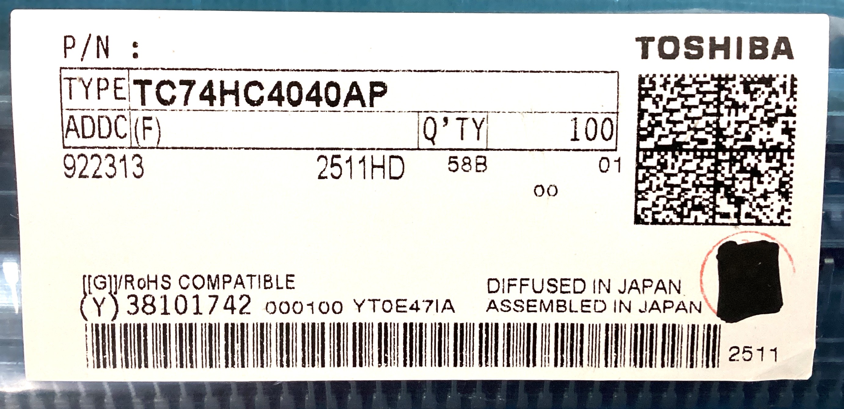 TC74HC4040AP(F)