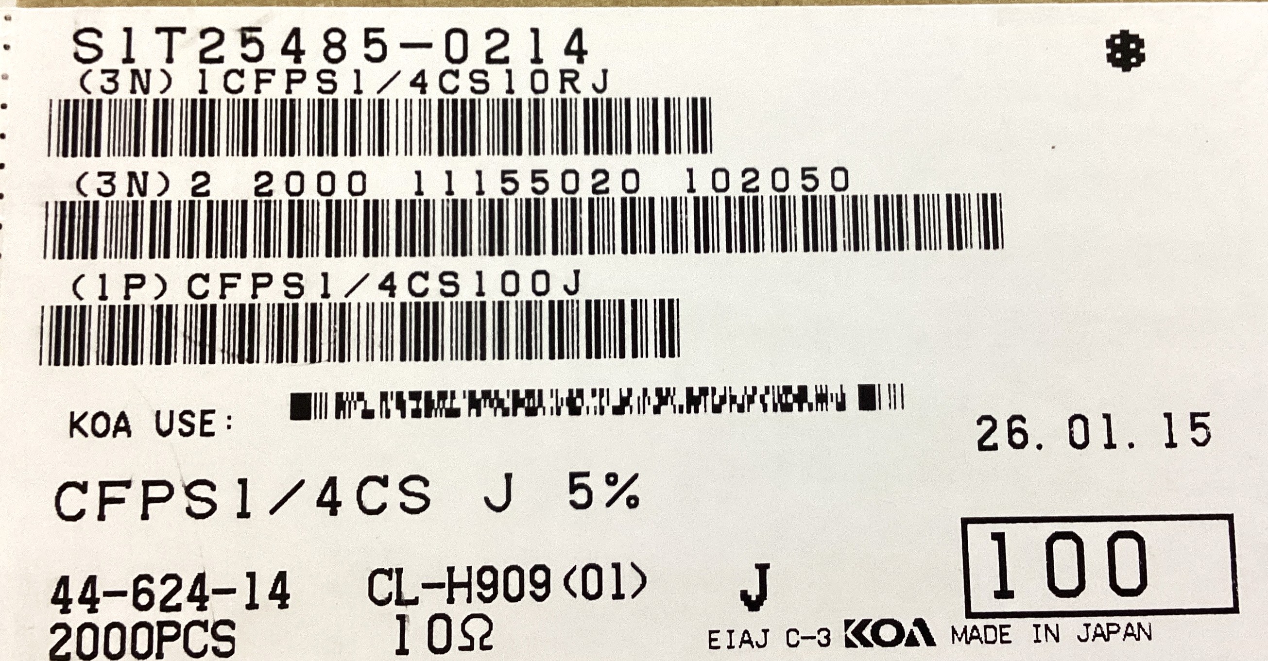 CFPS1/4CS100J